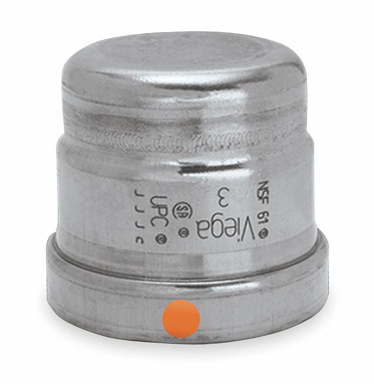 Cap, XL-S, Tube Sz 3 In, Press
