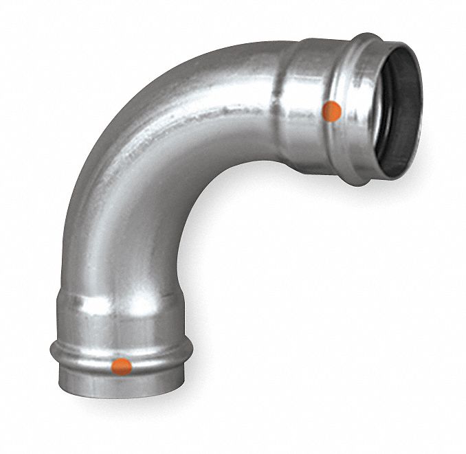 Elbow, 90 Deg, Tube Sz 2  In, Press