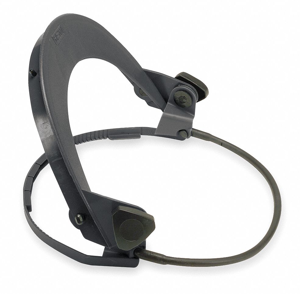 Foldback Faceshield Frame, Gry, Dielectric