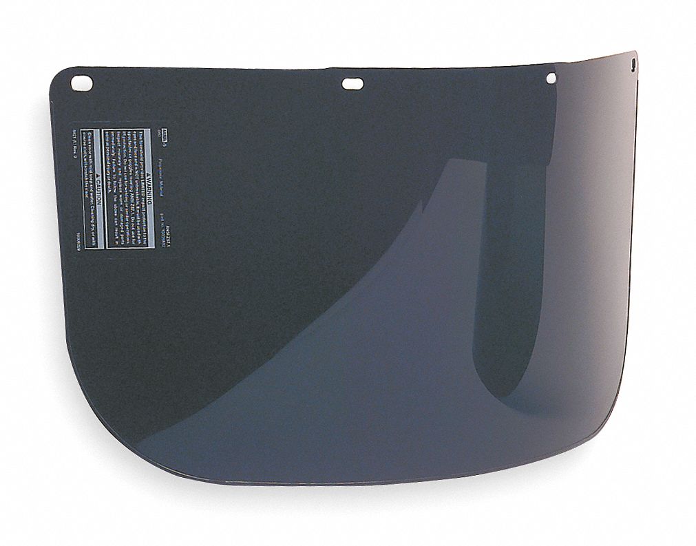 Faceshield Visor, Prpinate, 5IR, 8x15-1/2in