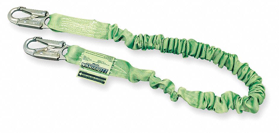 Lanyard, 1 Leg, Polyester, Green