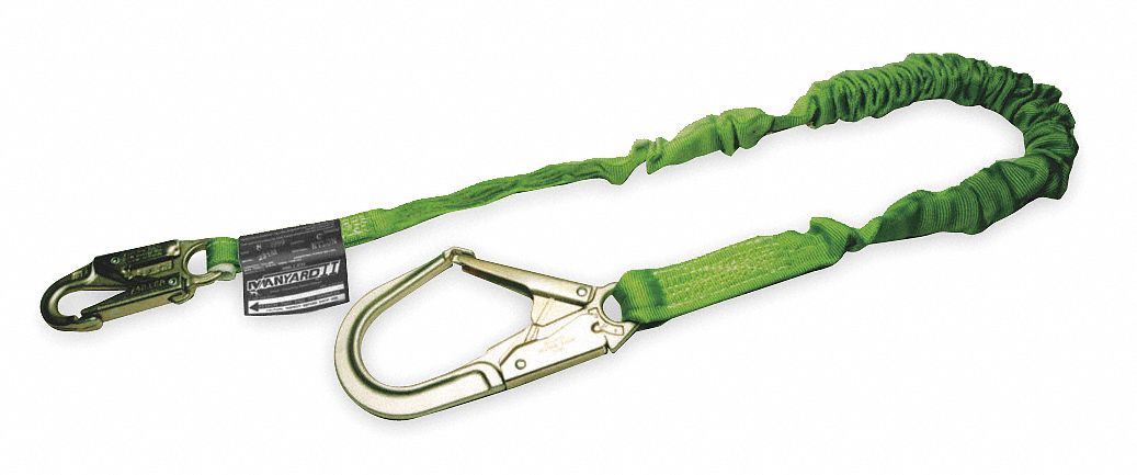Lanyard, 1 Leg, Polyester, Green