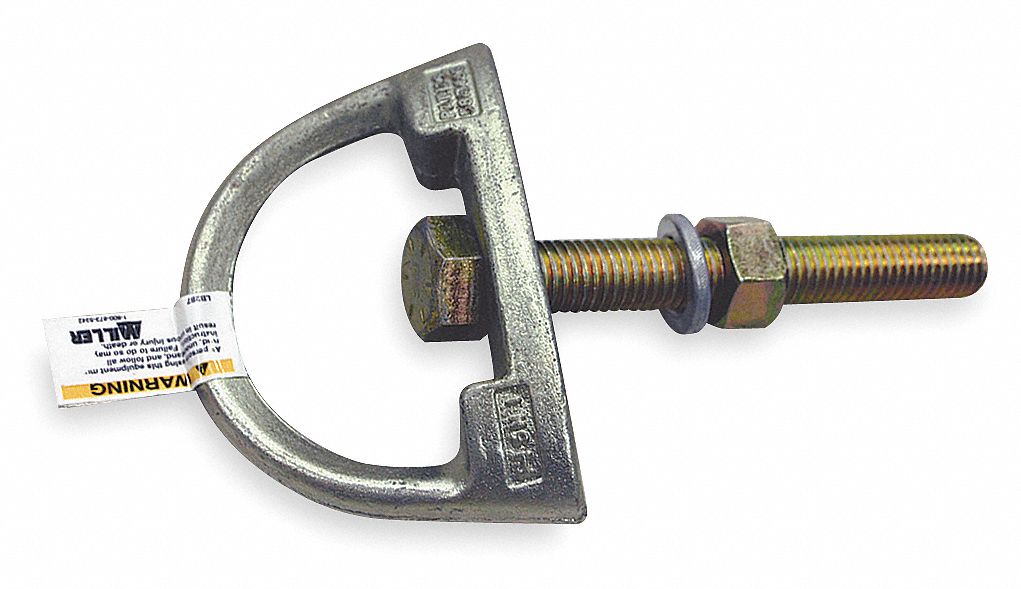 D-Bolt Anchor, Permanent, 400 lb. Cap