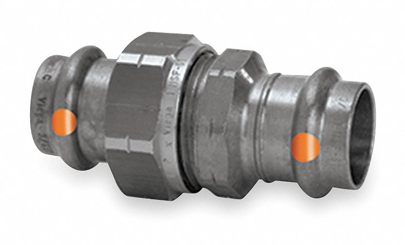 Union, Tube Sz 1 1/2 In, Press