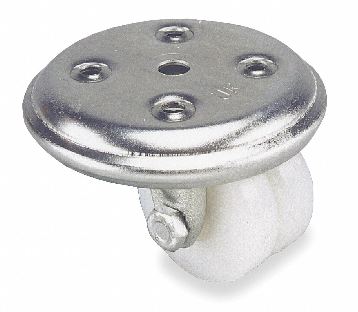 Dual Wheel Swivel Caster, 350 lb, 2 In Dia