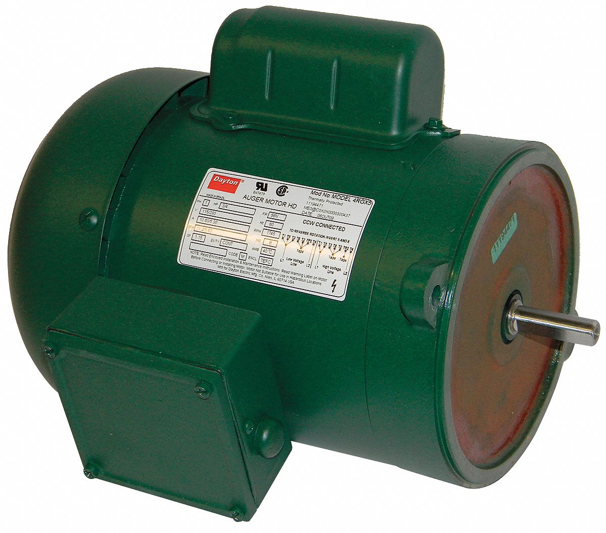 Farm Dty Mtr, CapStrt, TEFC, 3/4hp, 1745rpm