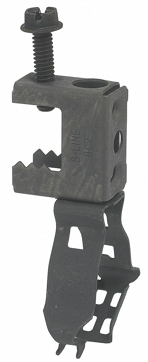 Beam Clamp, 1/2 to 3/4 In Conduit, Steel