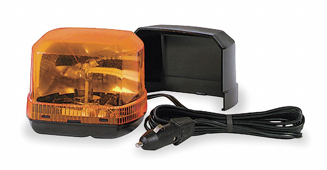 Low Prof Strobe, Amber, Mag/Perm, Halogen