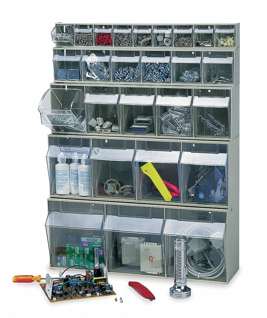 Tip Out Bin Unit, 3 Tip Bins