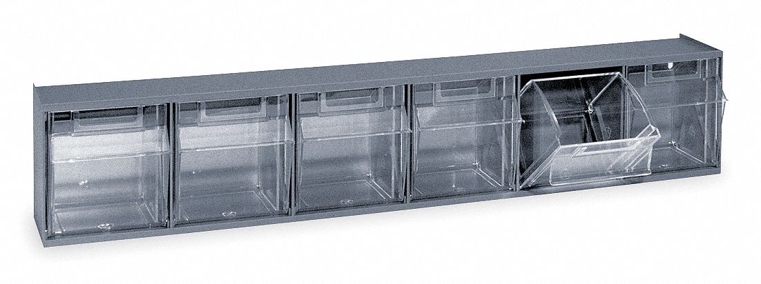 Tip Out Bin Unit, 6 Tip Bins