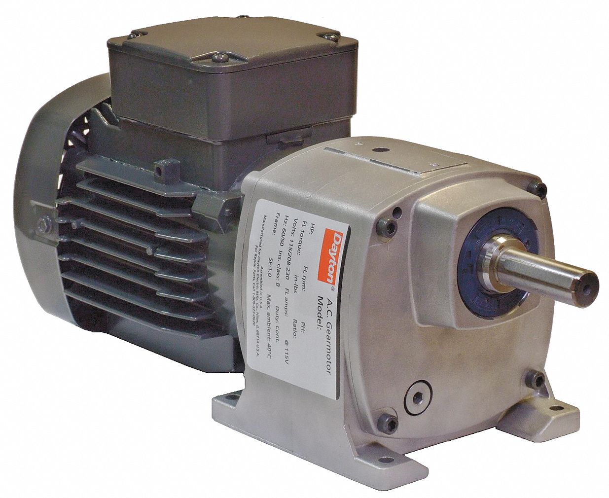 AC Gearmotor, Parallel, 56 RPM