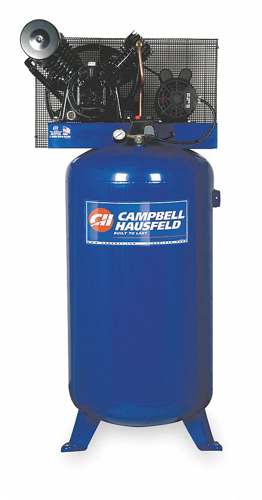 Air Compressor, 5HP, 80Gal, 175 PSI, 13.7CFM