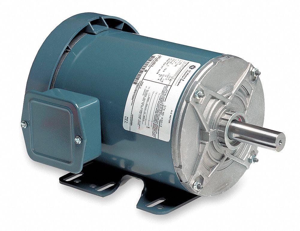 GP Mtr, 3 Ph, TEFC, 1 HP, 1725 rpm, 143T