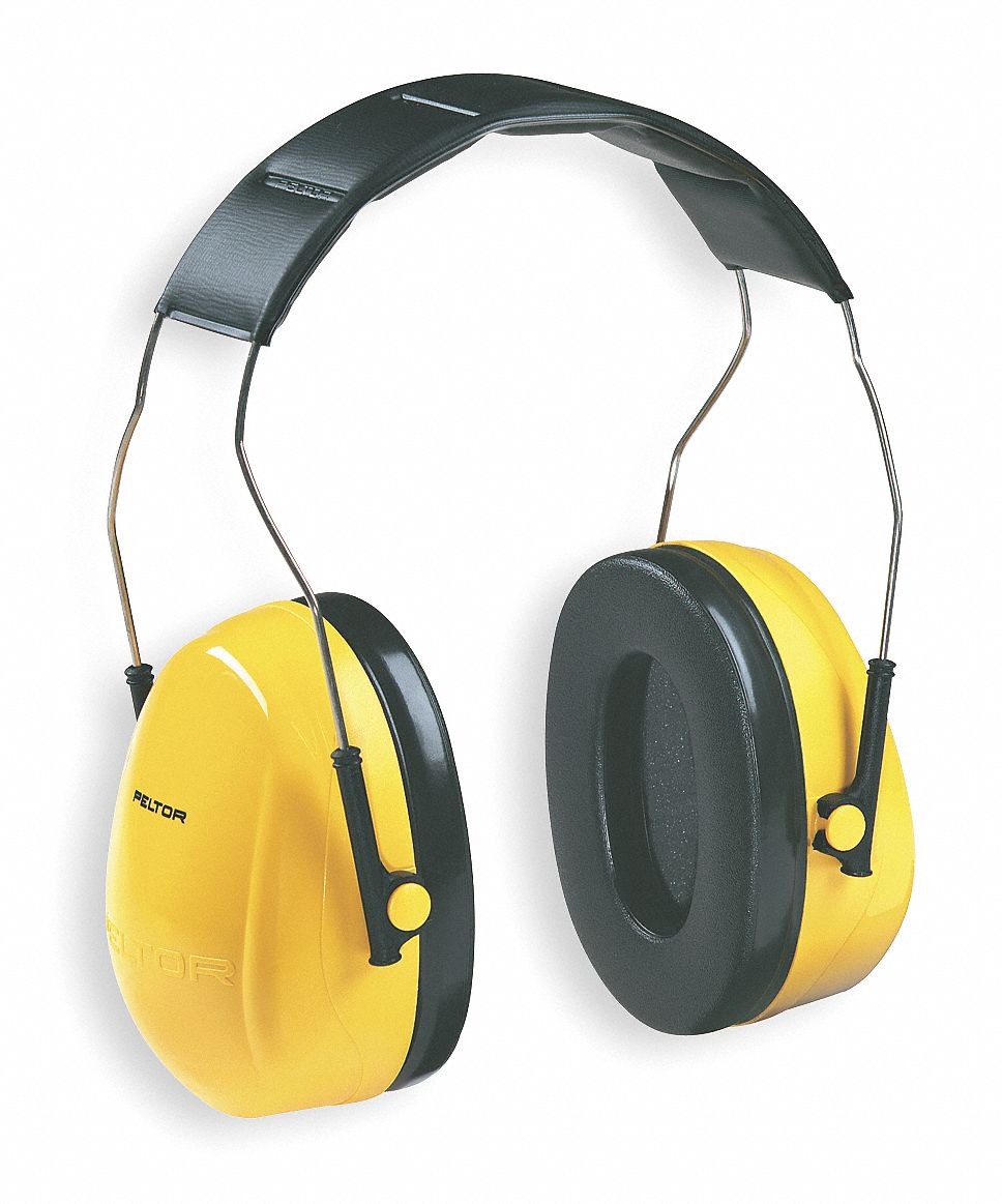 Ear Muff, 25dB, Over-the-Head, Yellow