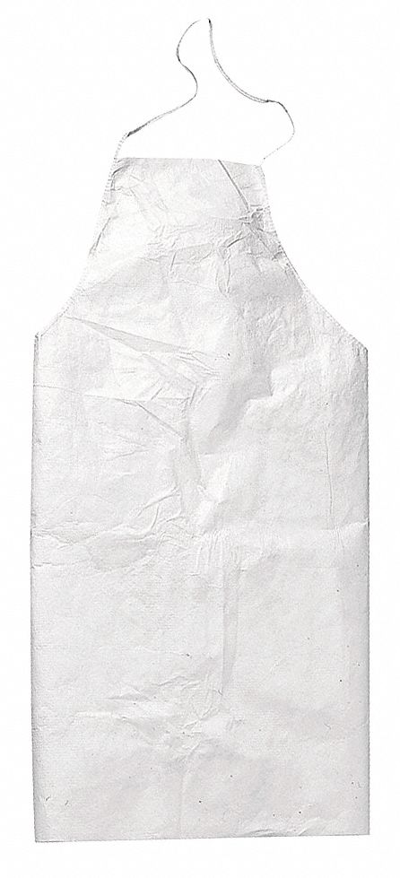 Disposable Bib Apron, White, PK 100