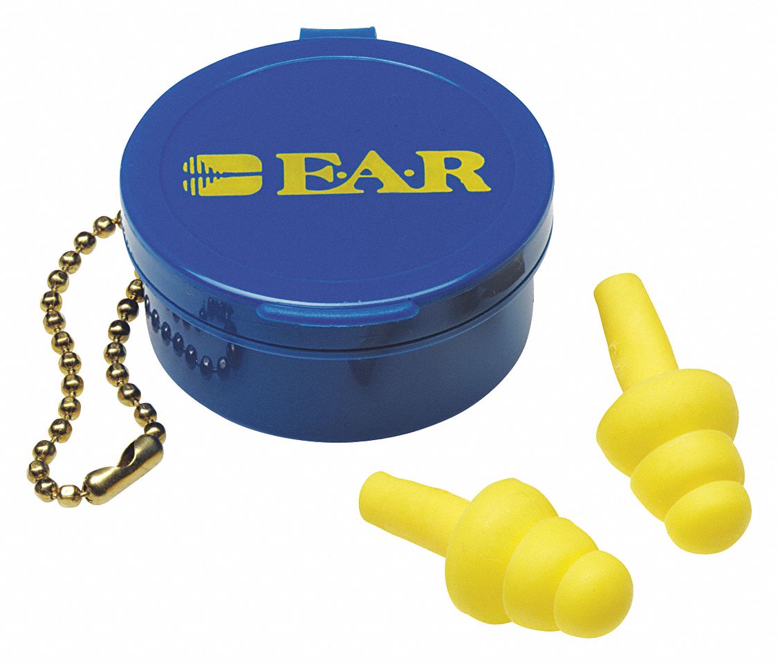 Ear Plugs, 25dB, w/o Cord, Univ, PR