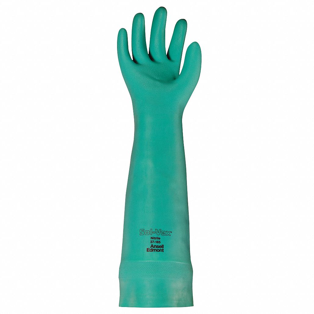 Chemical Resistant Glove, 22 mil, Sz 10, PR