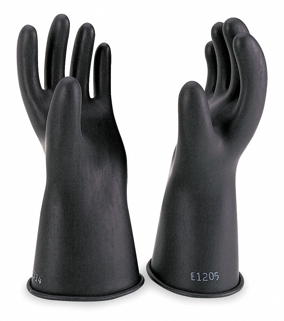 Electrical Gloves, Size 9, Black, PR