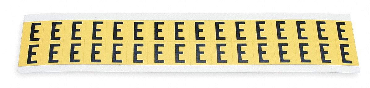 Letter Identification Card, E, PK 32