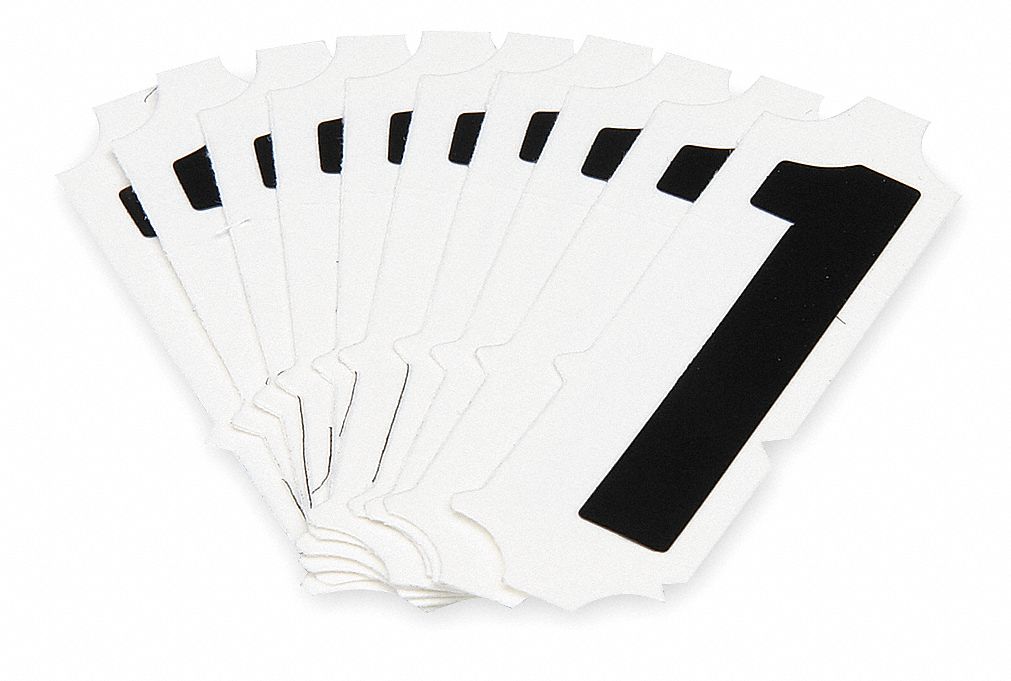 Carded Numbers and Letters, 1, PK 10