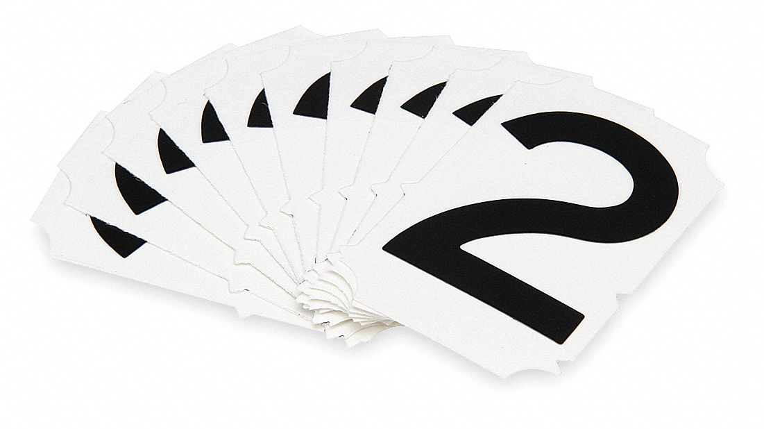 Carded Numbers and Letters, 2, PK 10