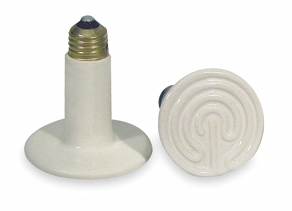Screw-in Infrared Heater Bulbs, 4 In. L