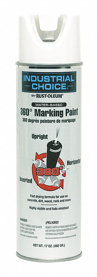 Marking Paint, White, 17 oz.