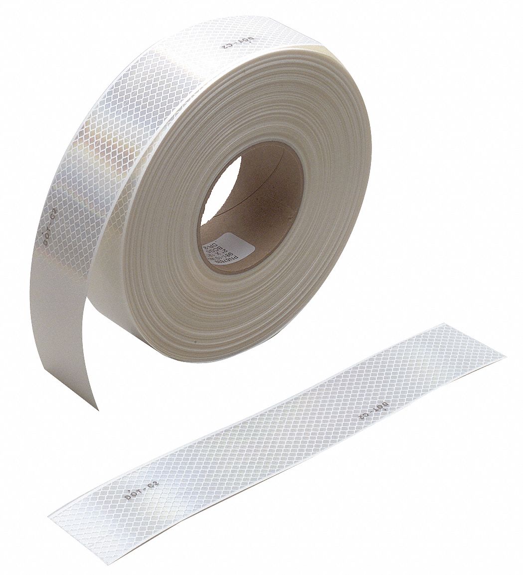 Conspicuity, Cut, 2 In, White, Truck