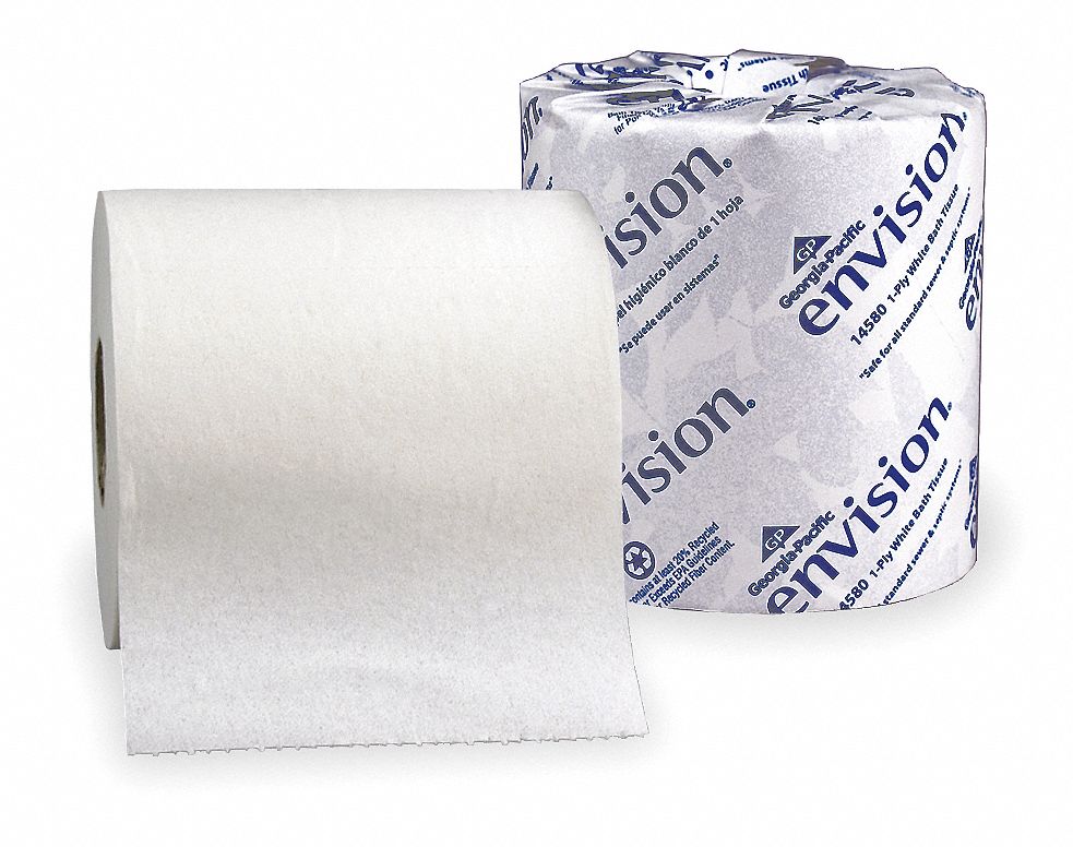 Toilet Paper, Envision, 1Ply, PK80