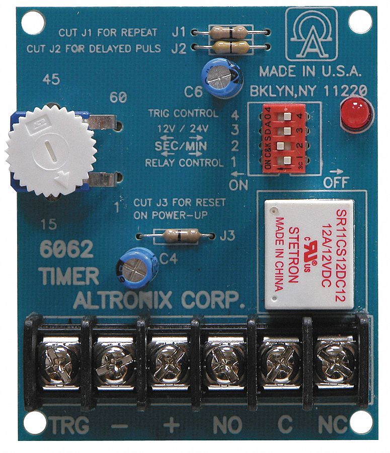 Timer, Multifunction, 12/24VDC