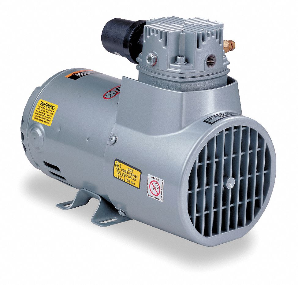 Air Compressor, 1/3 HP, 2.30 CFM, 115 V
