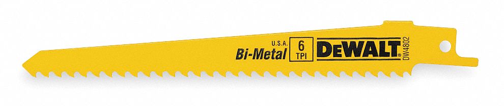 Reciprocating Saw Blade, PK 5