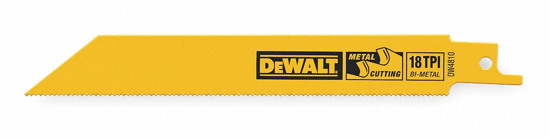 Reciprocating Saw Blade, 3/4 In. W, PK 5