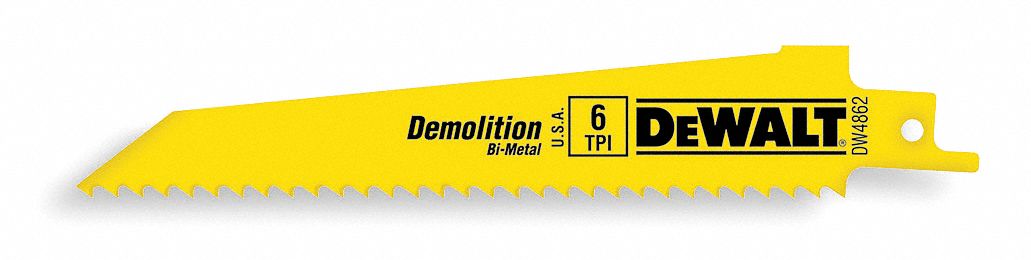 Reciprocating Saw Blade, PK 5