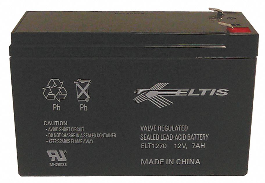 ALTRONIX Lead Acid Battery- 12VDC/7Ah - Electromagnetic Lock Power 