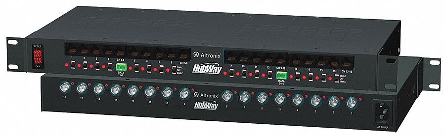 Passive UTP Hub W/Power 16 Channel