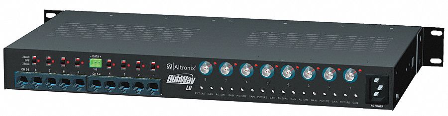 Active UTP Hub W/Power 8 Channel