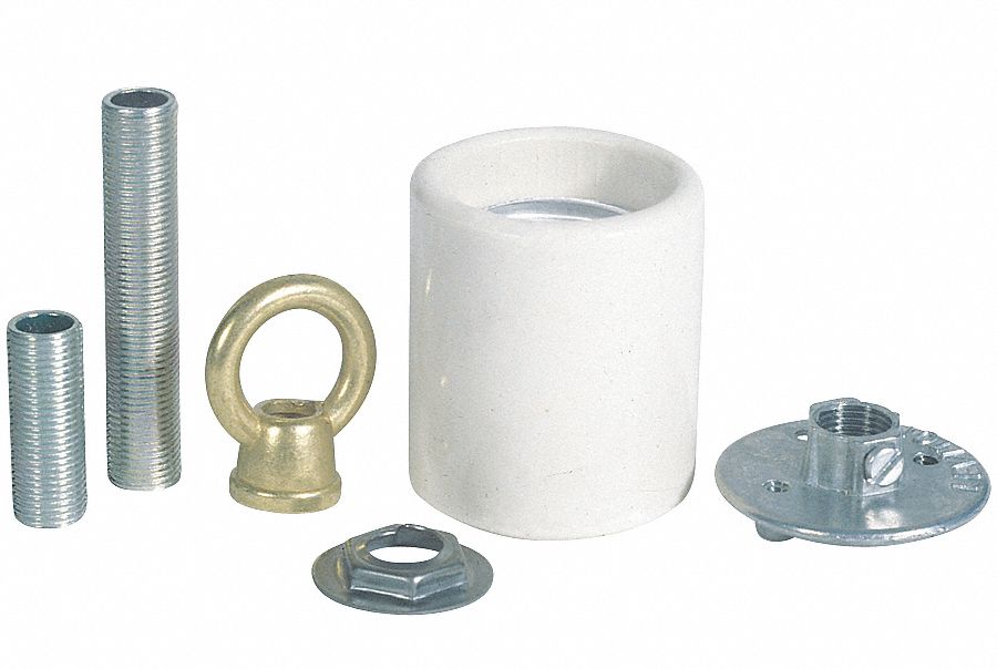 Socket Adapter Kit, Porcelain Keyless