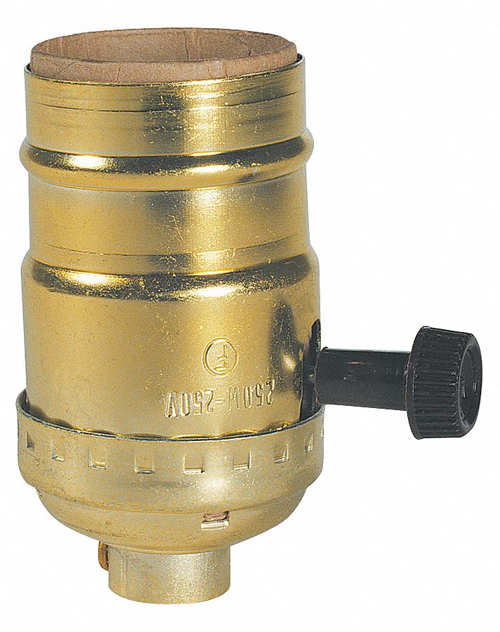 Turn knob Socket, On/Off
