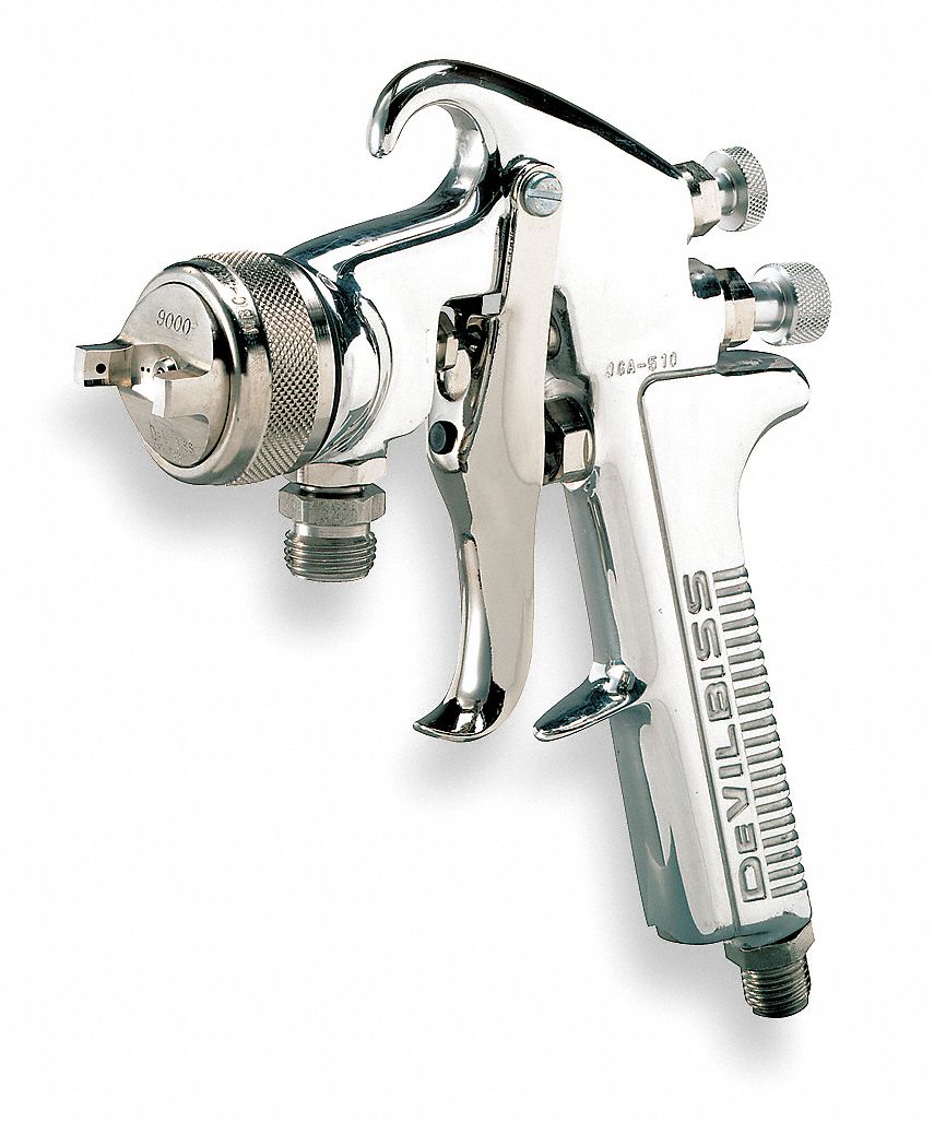 Pressure Feed Spray Gun, 0.063In/1.6mm