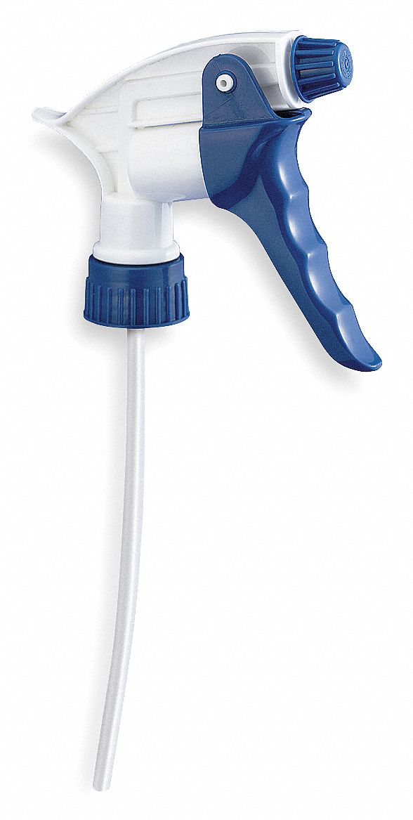 Trigger Sprayer, White/Blue