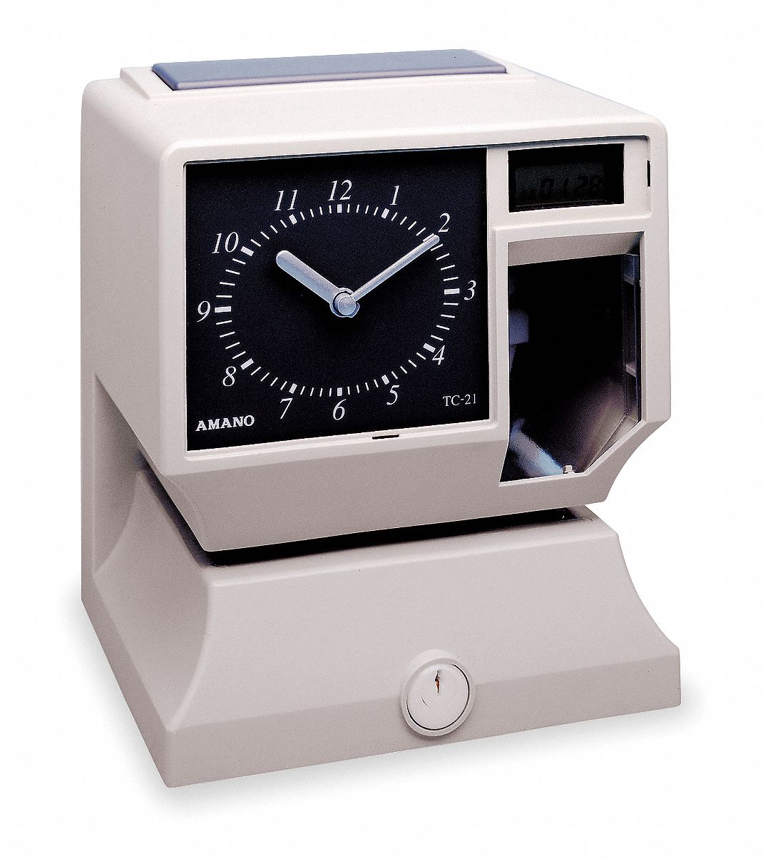 Time Clock, Analog Dial & LCD Display