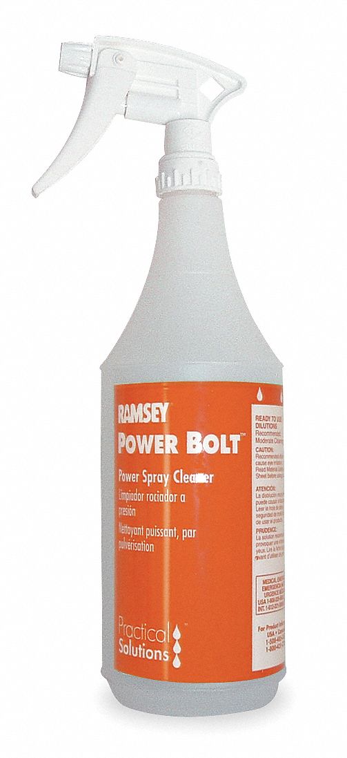 Prepntd Trgr Spry Btl, 32oz, Wht/Clr, PK 12