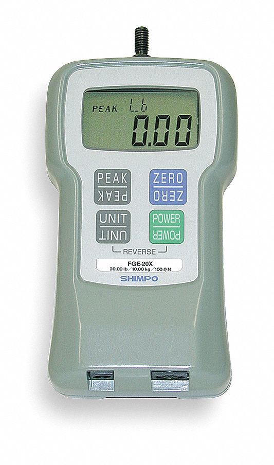 Digital Force Gauge, Range 20 lb