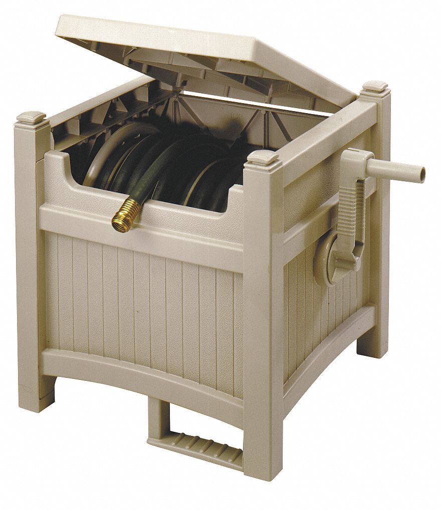 Free Standing Hose Reel, Resin, 11 In.Dia.