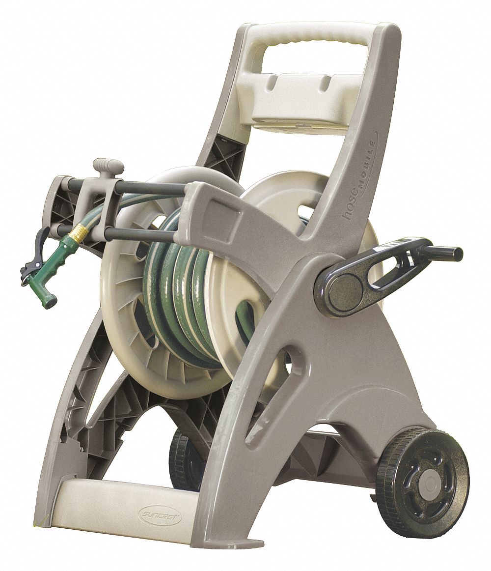 Portable Hose Cart, Resin, 15 In. Dia.