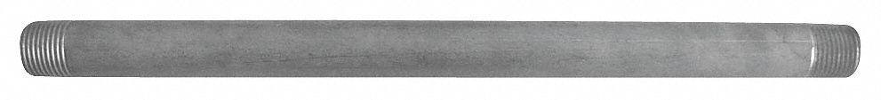 Pipe, 3/4 In, 304 SS, 24 In L, Schedule 40
