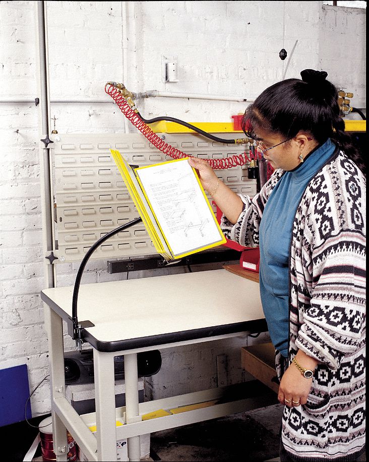 Document Protector w/Flexible Arm