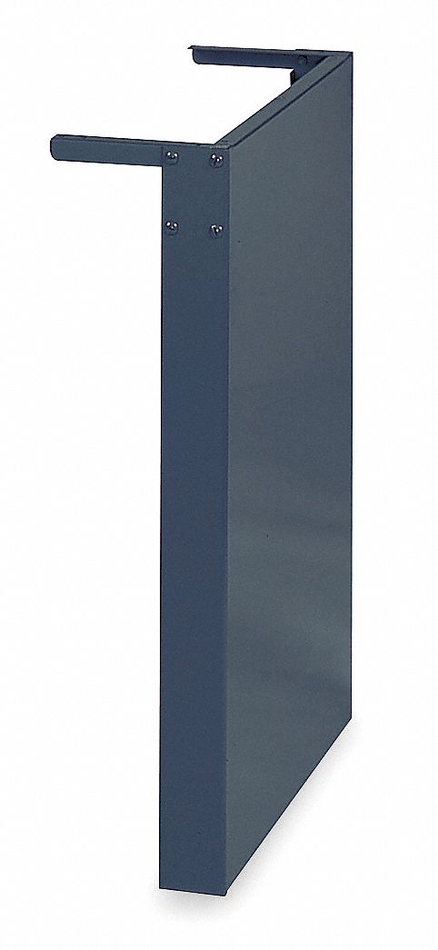 Panel Leg, 3 W x 24 D x 32 in. H, Gray
