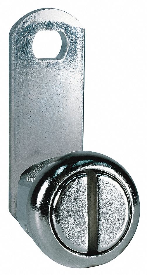Cam Latch, Slotted, Bright Nickel